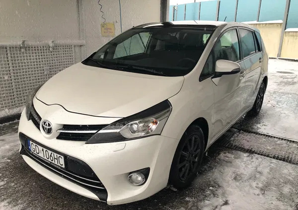 samochody osobowe Toyota Verso cena 51900 przebieg: 132000, rok produkcji 2013 z Gdańsk